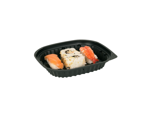 Sushi Bakke PS 177x150x27 mm. 300 ml. sort//#